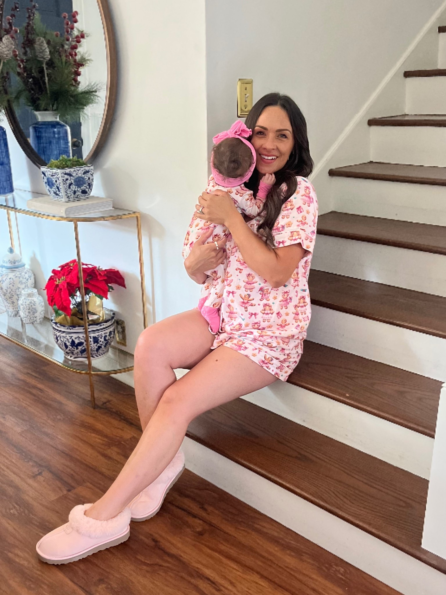 Cozy Sunday mornings are even sweeter in matching pink gingerbread pajamas 💕 Another adorable Posh Peanut find! You can shop our matching set and get 15% off with the link in my stories.

#LTKBaby #LTKHoliday #LTKSeasonal