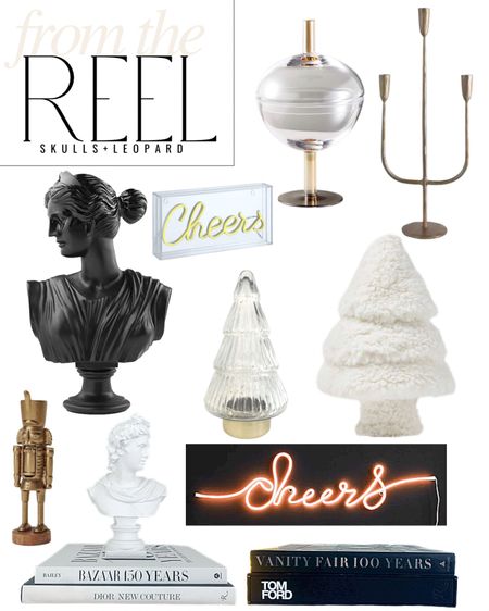 Everything that I can link from todays reel!!! 

Christmas decor, holiday decor, transitional holiday decor, pottery barn Christmas, cheers neon, 