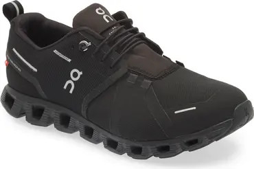 On Cloud 5 Waterproof Running Shoe in Cocoa /Frost at Nordstrom, Size 6.5 | Nordstrom