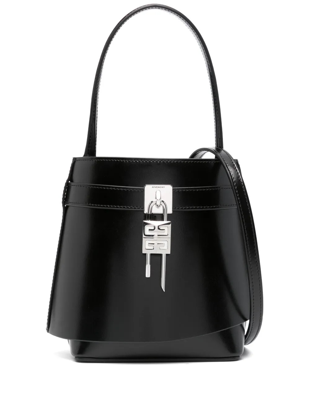 Givenchy Shark Lock Bucket Bag | Black | FARFETCH | Farfetch Global