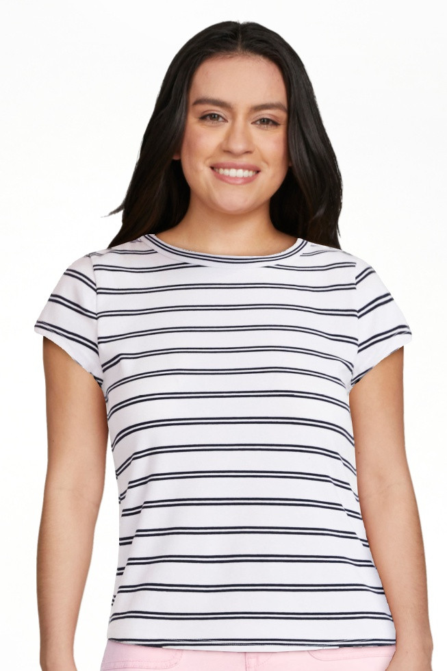 Free Assembly Women's and Women's Plus Cap Sleeve Tee, Sizes XS-4X | Walmart (US)