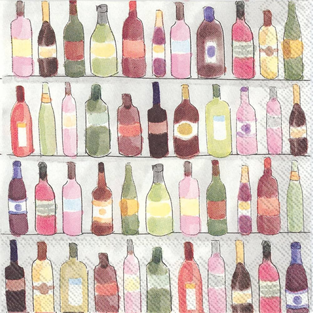 IHR Ideal Home Range Cocktail Napkins Disposable 3-Ply Paper Party Napkin Pack, 5" x 5", Wine She... | Amazon (US)
