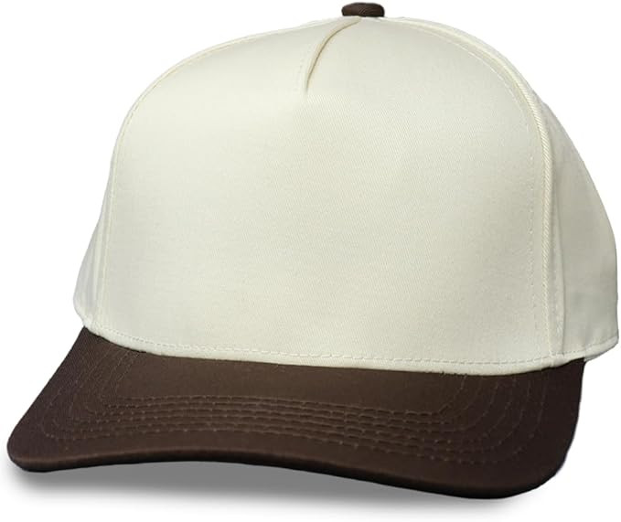 Gritty Bull Two-Tone Blank Snapback Hat - Classic Blank Trucker Hat for Men & Women - Minimalist ... | Amazon (US)