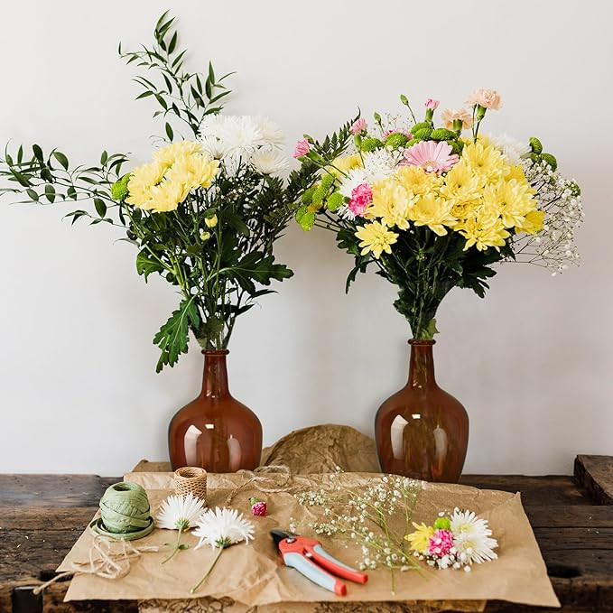 Clear Glass Vase Tall Farmhouse Vase for Branches Glass Vases for Centerpieces in Home Decoration... | Amazon (US)