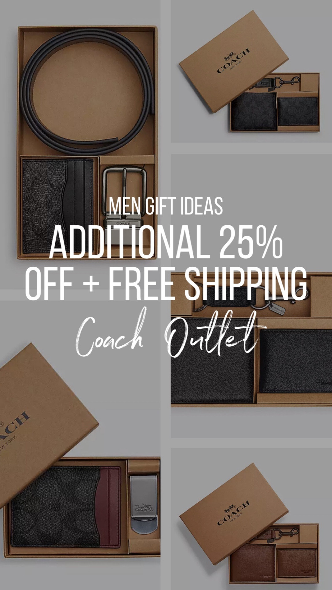 Here are some gift ideas for men #coach #coachoutlet #christmas #gift #giftideas