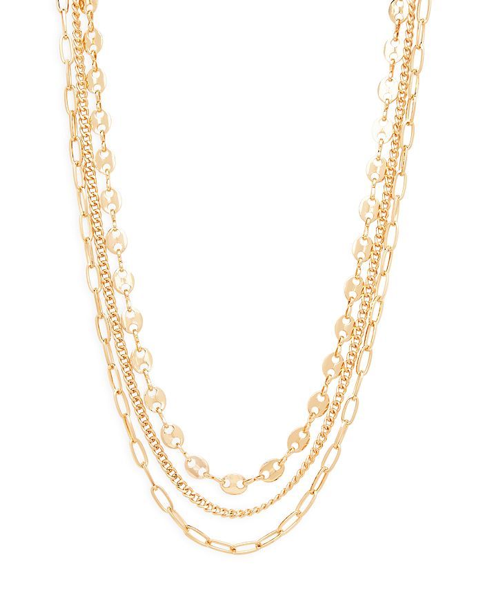 Triple Layered Chain Necklace, 15" - 100% Exclusive | Bloomingdale's (US)