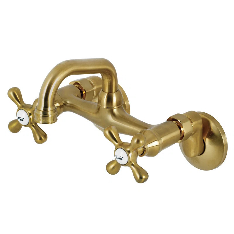 KS212SB Kingston Double Handle Kitchen Faucet With Accessories | Wayfair North America