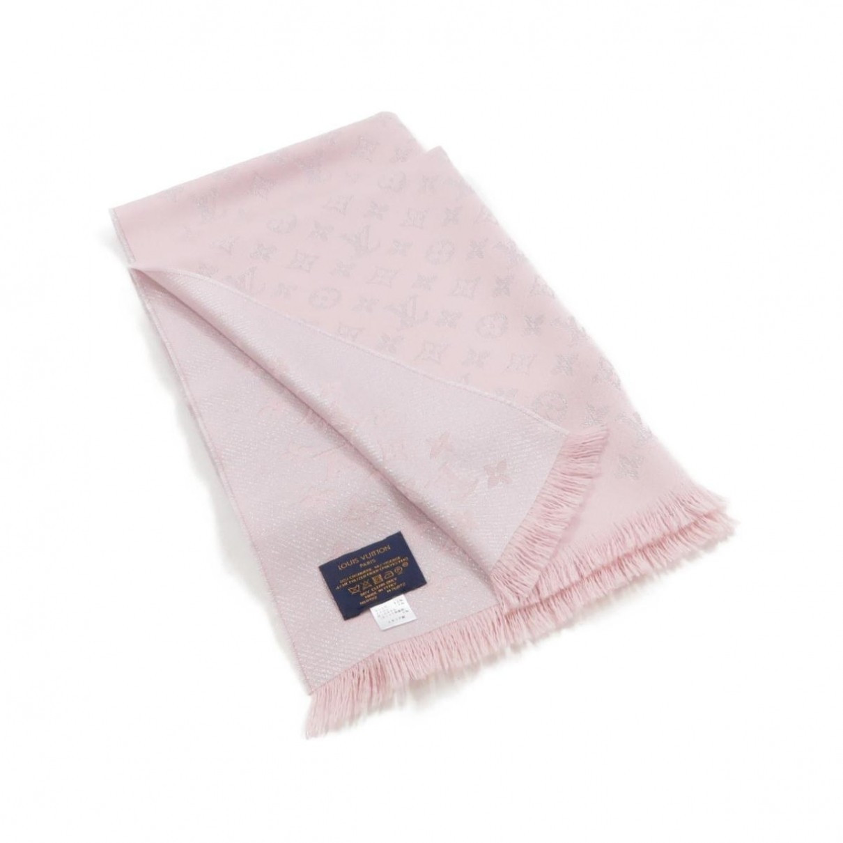 Louis Vuitton ChÃ¢le Monogram Pink Cashmere Scarves | Vestiaire Collective (Global)