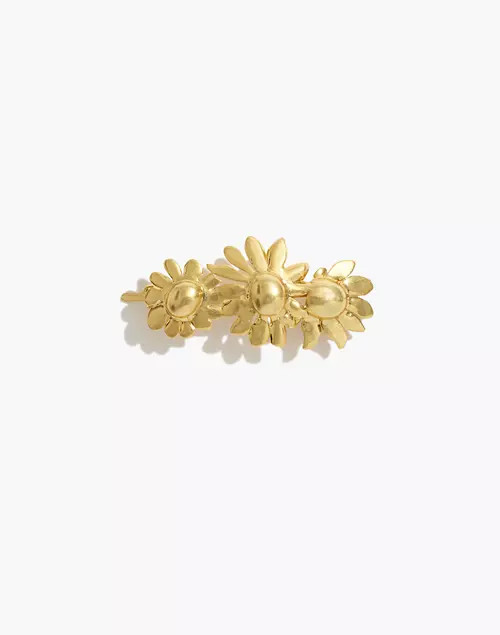 Triple Daisy Barrette | Madewell