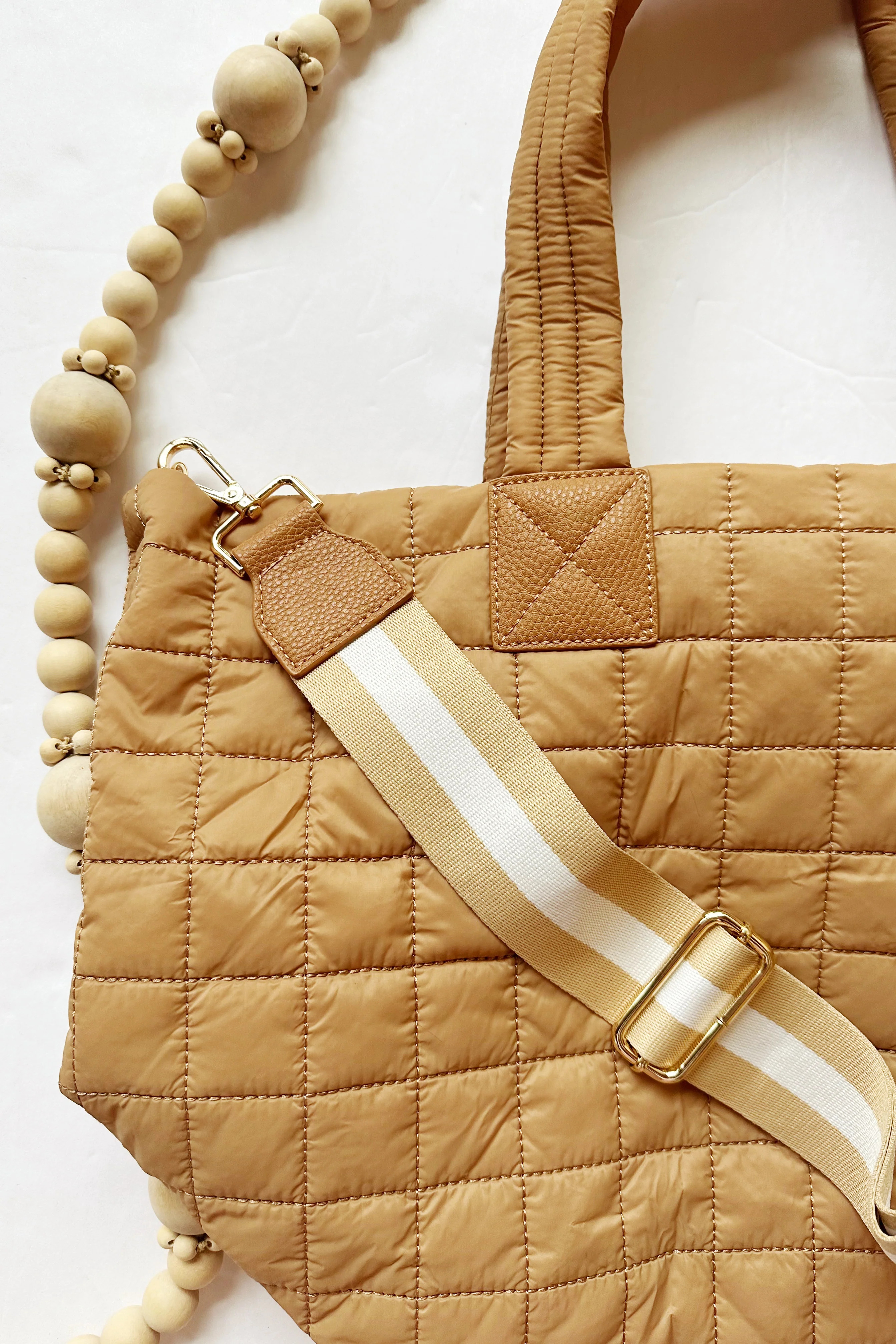 ezra tote, tan | mode