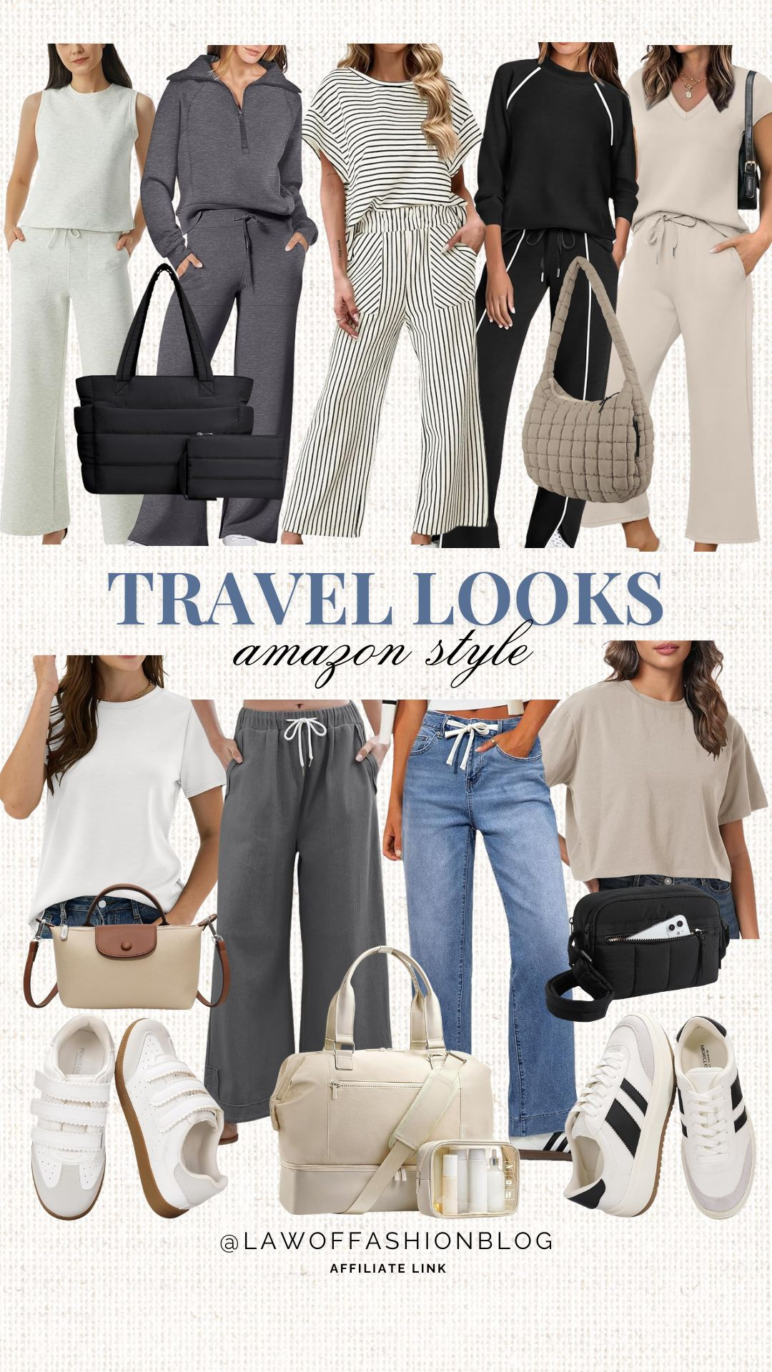 Travel outfits but make them effortless. ✈️🤍 Comfy, chic Amazon sets and staples you’ll want for every trip!

Travel looks, women, amazon travel outfits, comfy airport outfits, loungewear sets women, casual chic outfits, spring summer travel style, look for less, airplane, car, roadtrip, long flight, red eye, neutral outfits women, capsule wardrobe travel, comfortable style, athleisure looks, matching sets women, everyday basics, effortless outfits, amazon fashion finds. 

 #LTKootd #LTKTravel