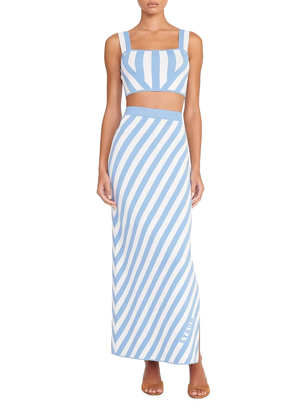 Staud Giovanni Stripe Maxi Skirt | Saks Fifth Avenue