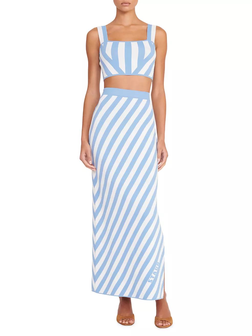 Staud Giovanni Stripe Maxi Skirt | Saks Fifth Avenue