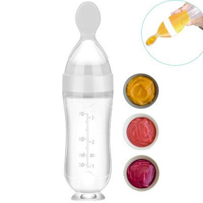 Lulyboo Easy Squeeze Spoon Feeder - Clear | Target