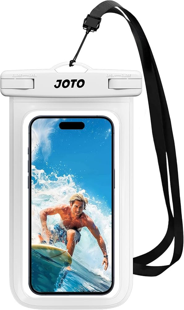 JOTO Universal Waterproof Pouch Case Cellphone IPX8 Dry Bag for iPhone 15 14 13 Plus Pro Max Mini... | Amazon (CA)