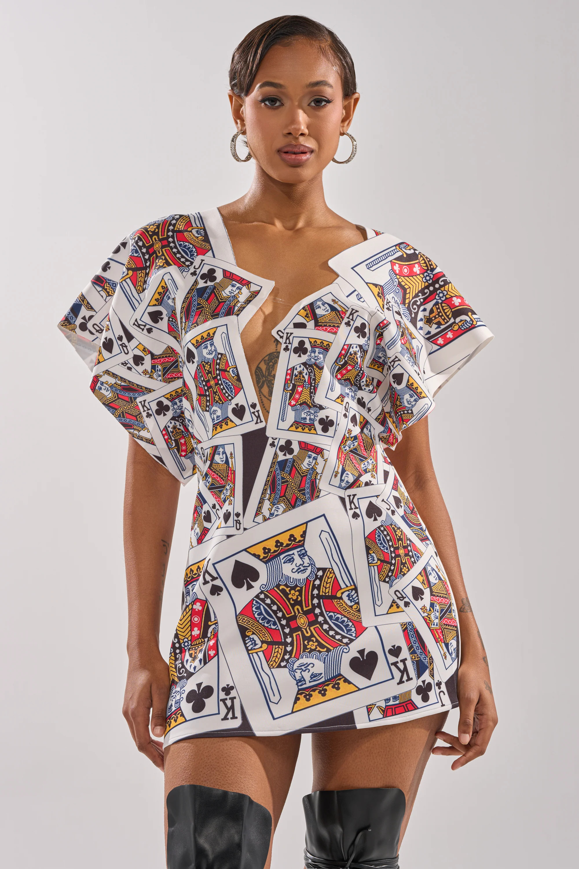 HOUSE OF CARDS MINI DRESS | AKIRA