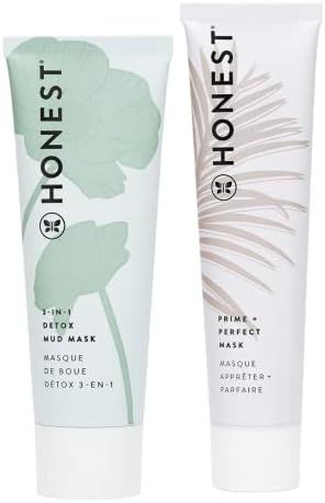 Amazon.com : Honest Beauty Prime + Perfect Mask with Superfruits & Shea Butter with 3-in-1 Detox ... | Amazon (US)