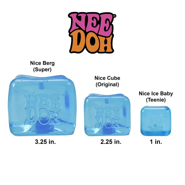 NeeDoh Nice Cube, Satisfying Square Shaped Sensory Toy, Colors May Vary, Children Ages 3+ | Walmart (US)