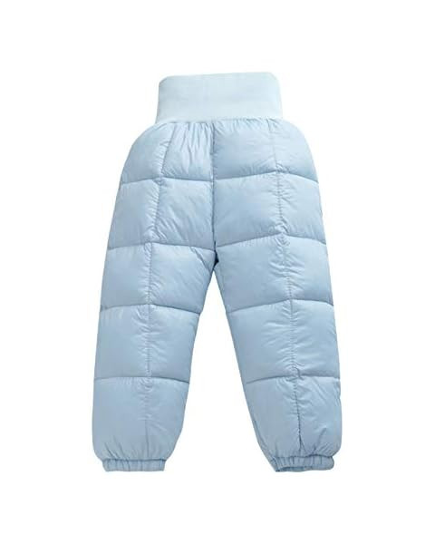 HENORD Baby Boys Girls Snow Pants Elastic Windproof Down Pants Lightweight Warm Winter Pants | Amazon (US)