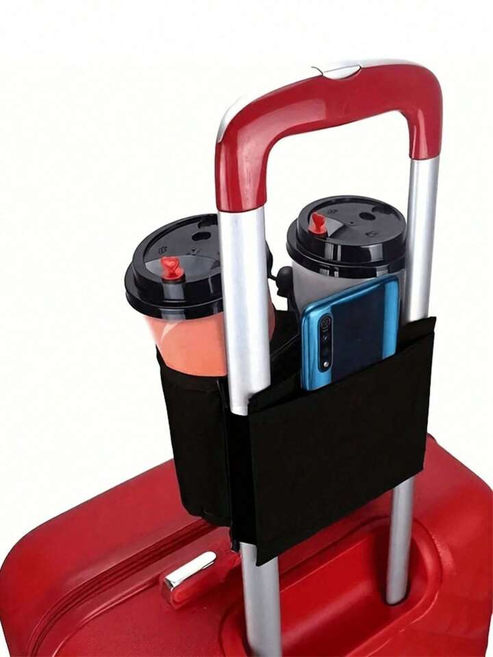1pc Luggage Handle Storage Bag Drink Bag Cup Holder For Suitcase Water Bottle Protection Sleeve M... | SHEIN