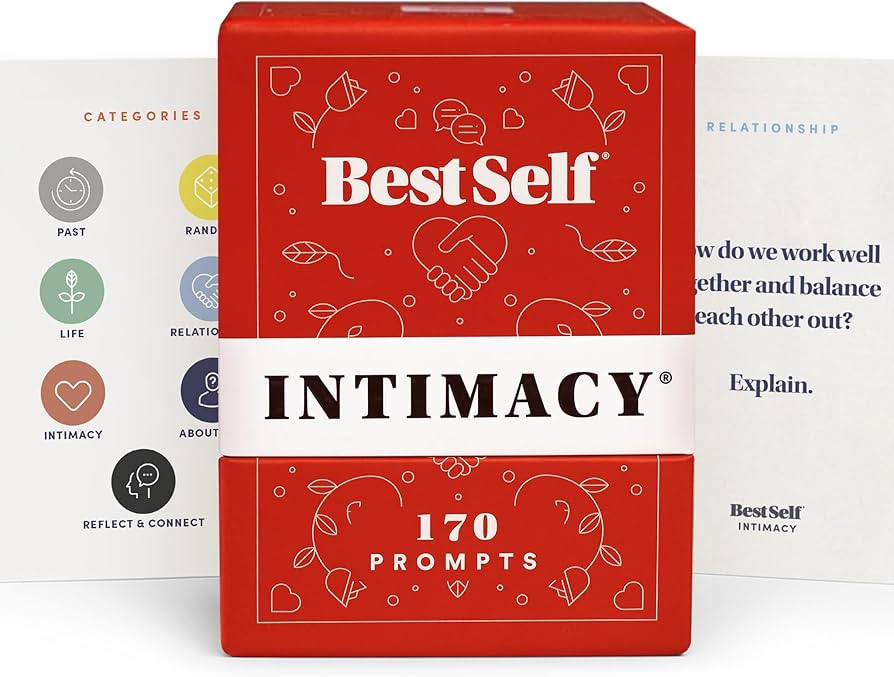 BestSelf Intimacy Deck – 170 Conversation Cards for Couples, Fun and Romantic Card Game for Dee... | Amazon (US)