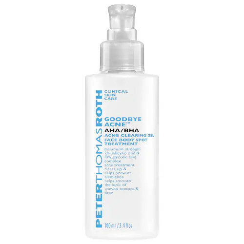 Goodbye Acne™ AHA/BHA Acne Clearing Gel Face Body Spot Treatment | Sephora (US)