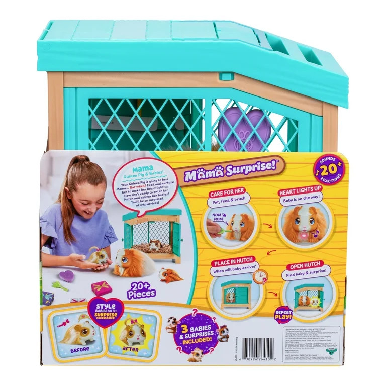 Little Live Pets, Mama Surprise, Soft, Interactive Mama Guinea Pig, 20+ Sounds & Reactions, Ages ... | Walmart (US)