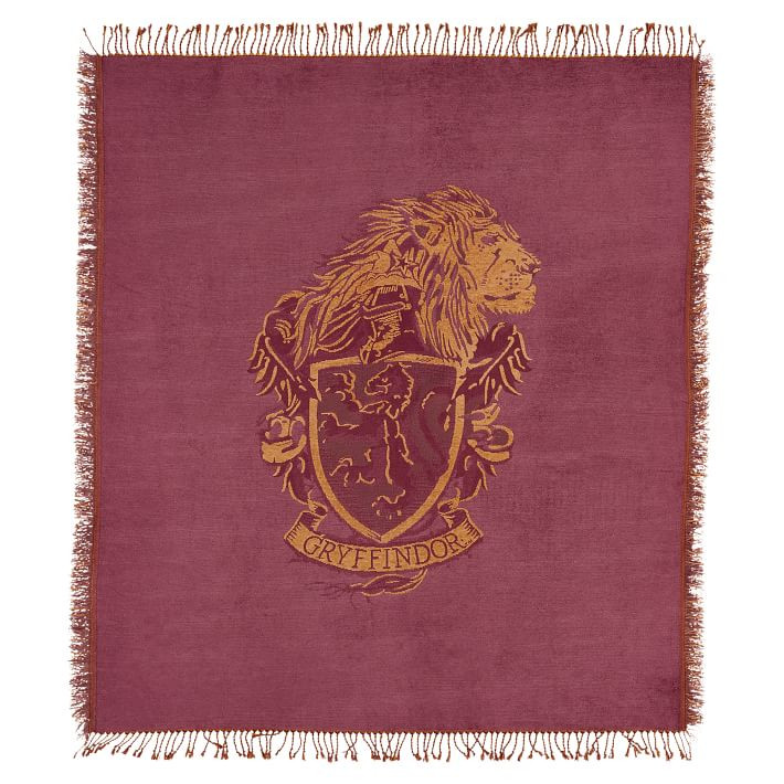 Harry Potter™ Chenille Crest Throw | Pottery Barn Teen