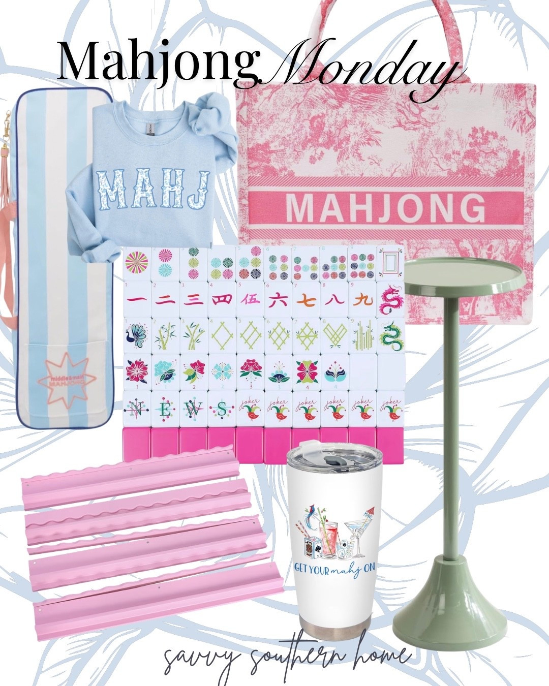 Mahjong Monday essentials 🤍 from chic tiles to the cutest accessories—everything you need to play in style. Linked all my favorites on LTK 🀄️

#MahjongMonday #MahjongLife #MahjongLove #MahjongStyle #SavvySouthernHome #HomeStyleInspo #HostingAtHome #EntertainingInStyle #LTKHome #LTKFinds #LTKGiftGuide #ShopMyLooks #GameNightStyle #ChicFinds #ClassicStyle

#LTKSaleAlert #LTKHome #LTKFindsUnder100