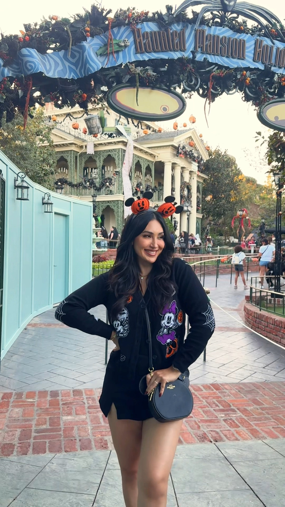 Cute Disney Halloween look wearing XS in the sweater cardigan and size medium in the skirt! 

#LTKVideo #LTKHalloween #LTKStyleTip