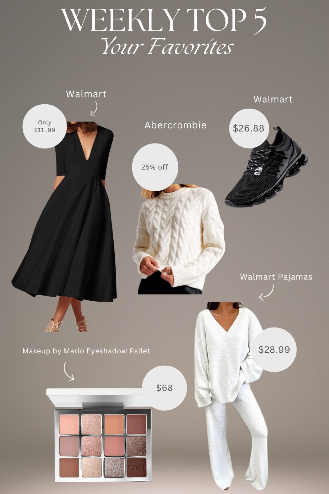 Your weekly top favorites!! 

#LTKHoliday #LTKCyberWeek #LTKSeasonal