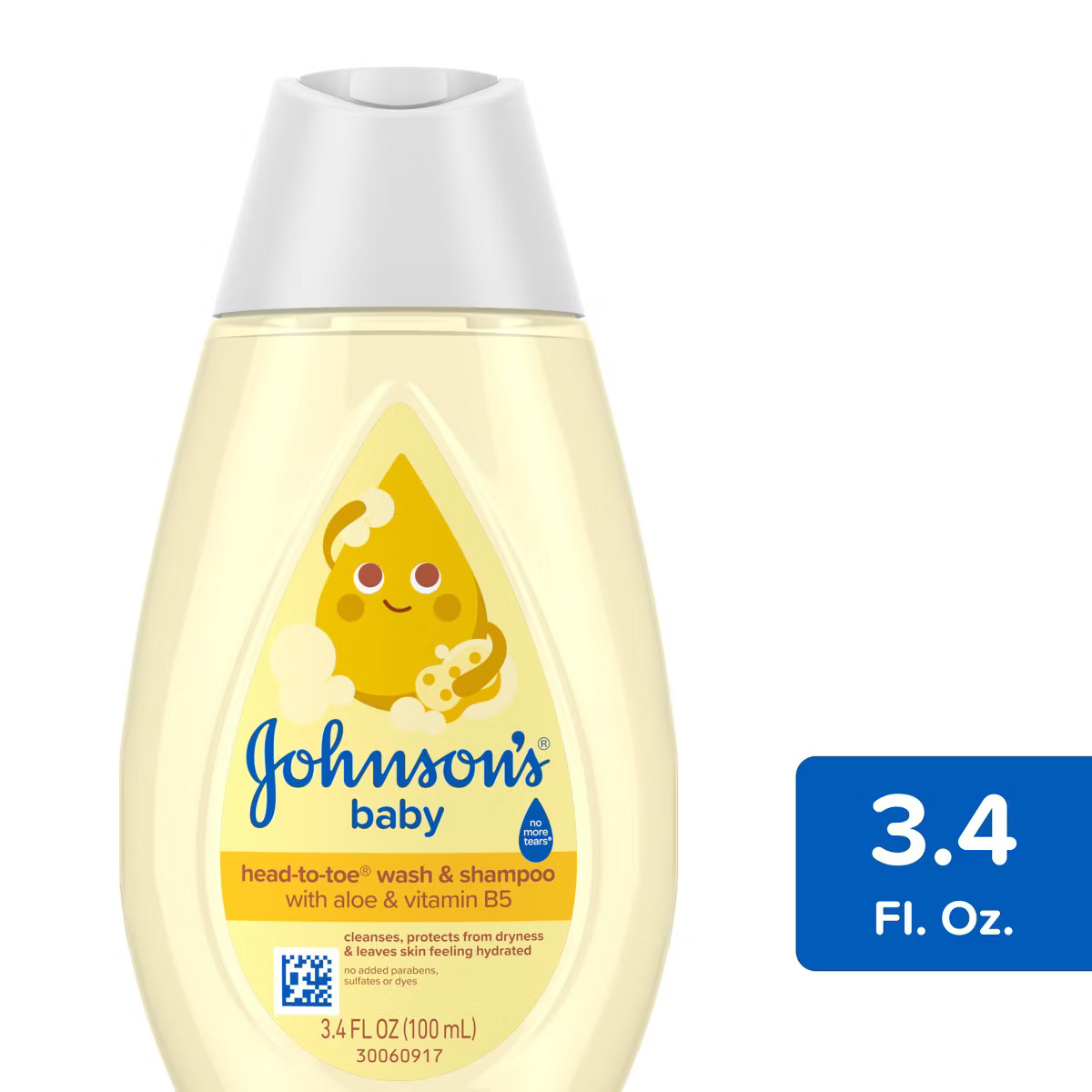 Johnson's Head-To-Toe Gentle Baby Body Wash & Shampoo, Travel Size - 3.4 fl oz | Target