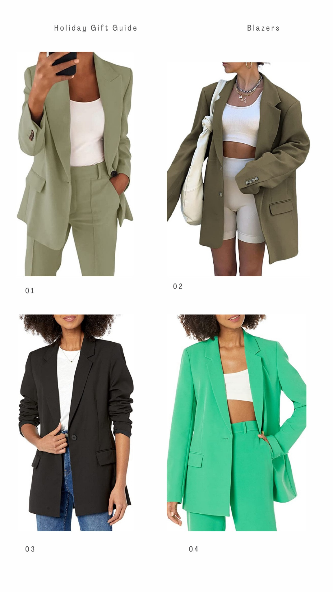 Blazers
Multiple colors available 

#primeday2022

#LTKunder100 #LTKSeasonal #LTKfit