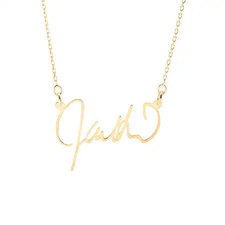 Custom Signature Gold Name Necklace | Eve's Addiction Jewelry