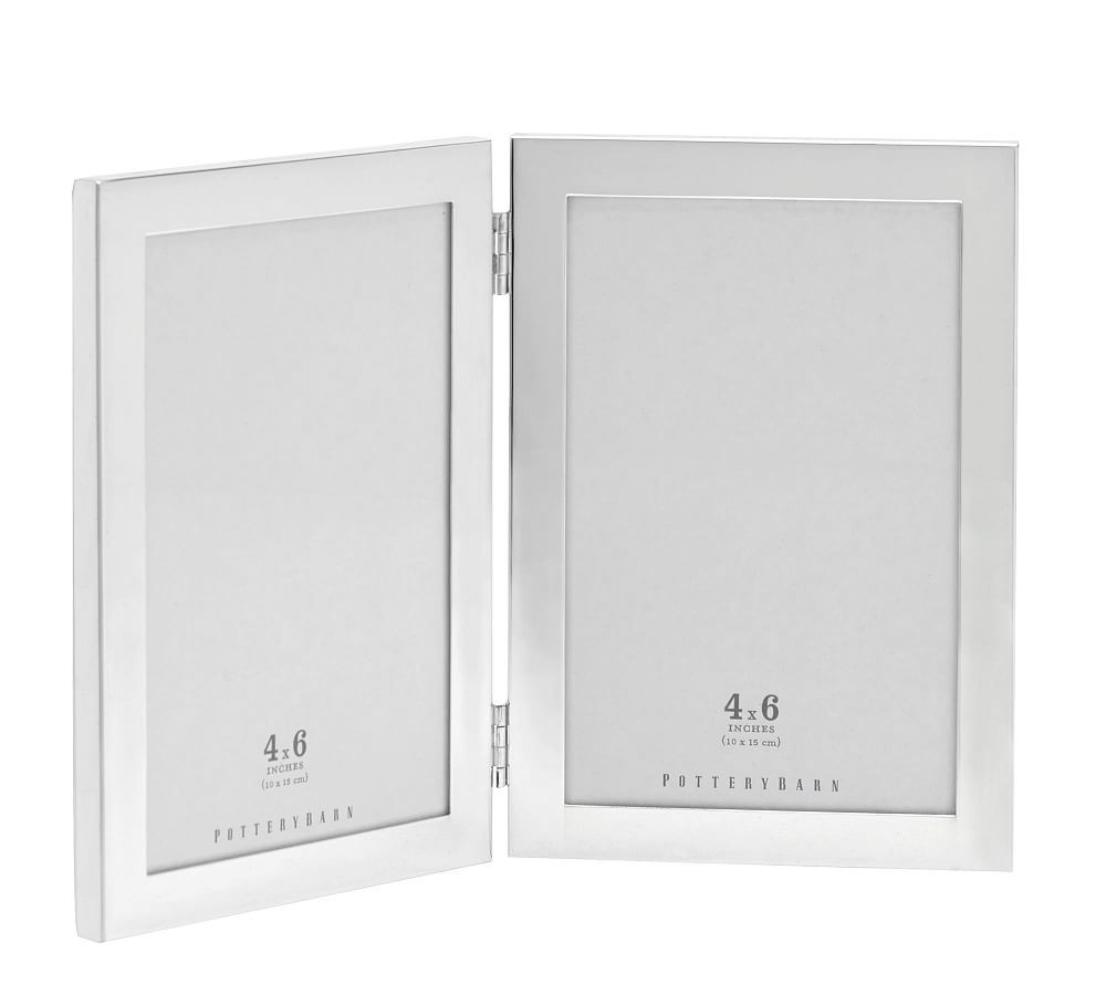 Modern Silver Hinged Frames | Pottery Barn (US)