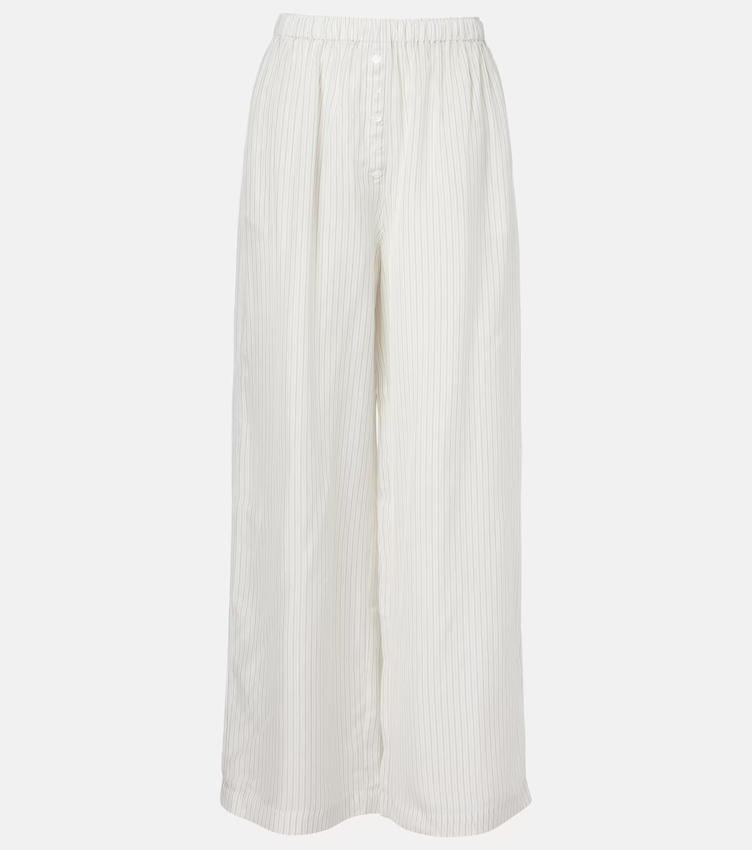 Brenna sheer striped wide-leg pants | Mytheresa (UK)