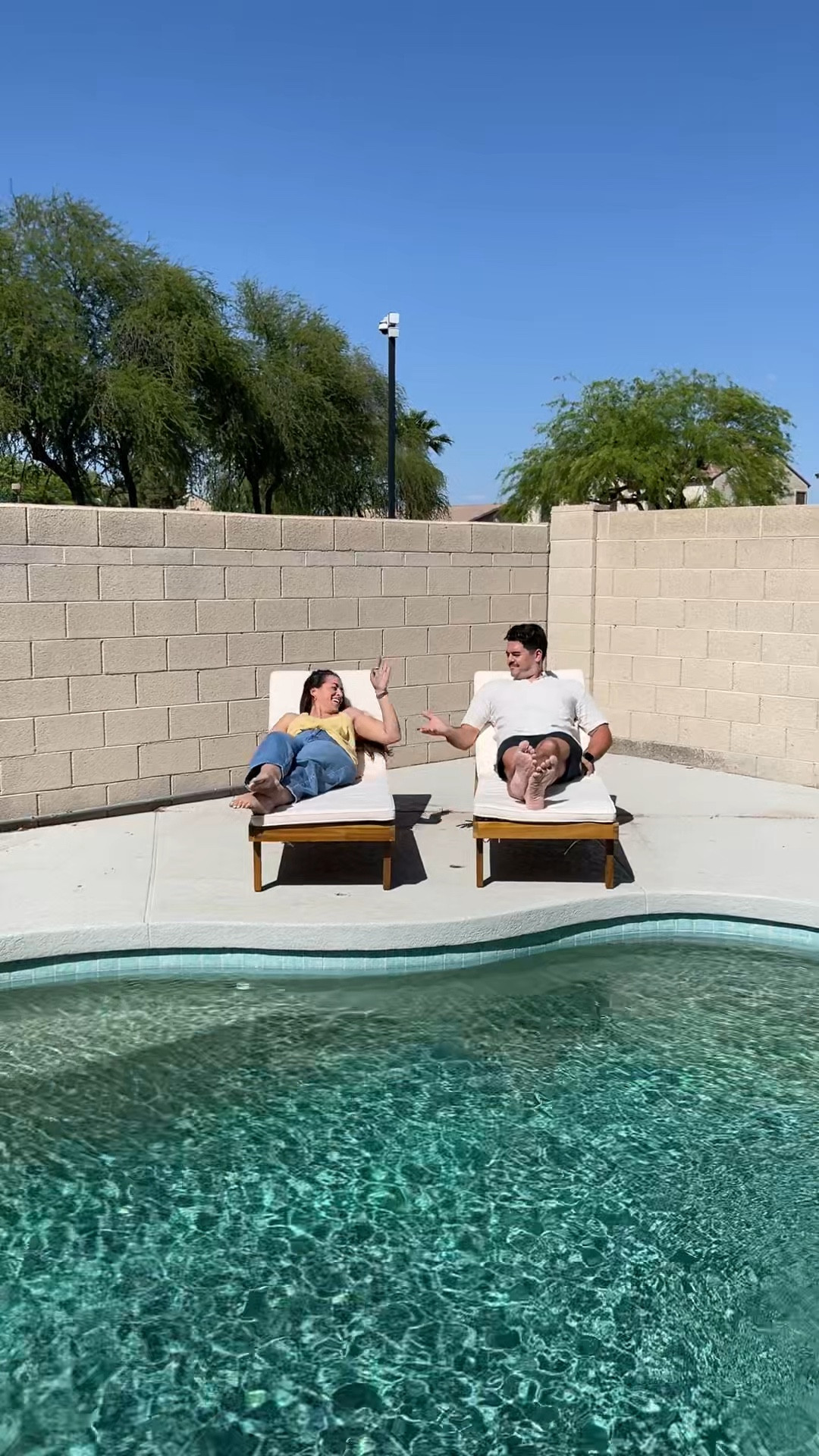 Now that we have a pool, I truly don’t know how to act 😂 what I did know is that I needed loungers- STAT and my MIL gifted these to us as a housewarming gift! (How lucky are we?!) We looked high and low and found these were best deal! Comment LOUNGERS to get the link straight to your DMs! Now if you don’t mind- I foots go lounge in the sun ☀️😂

#LTKSwim #LTKHome #LTKSaleAlert