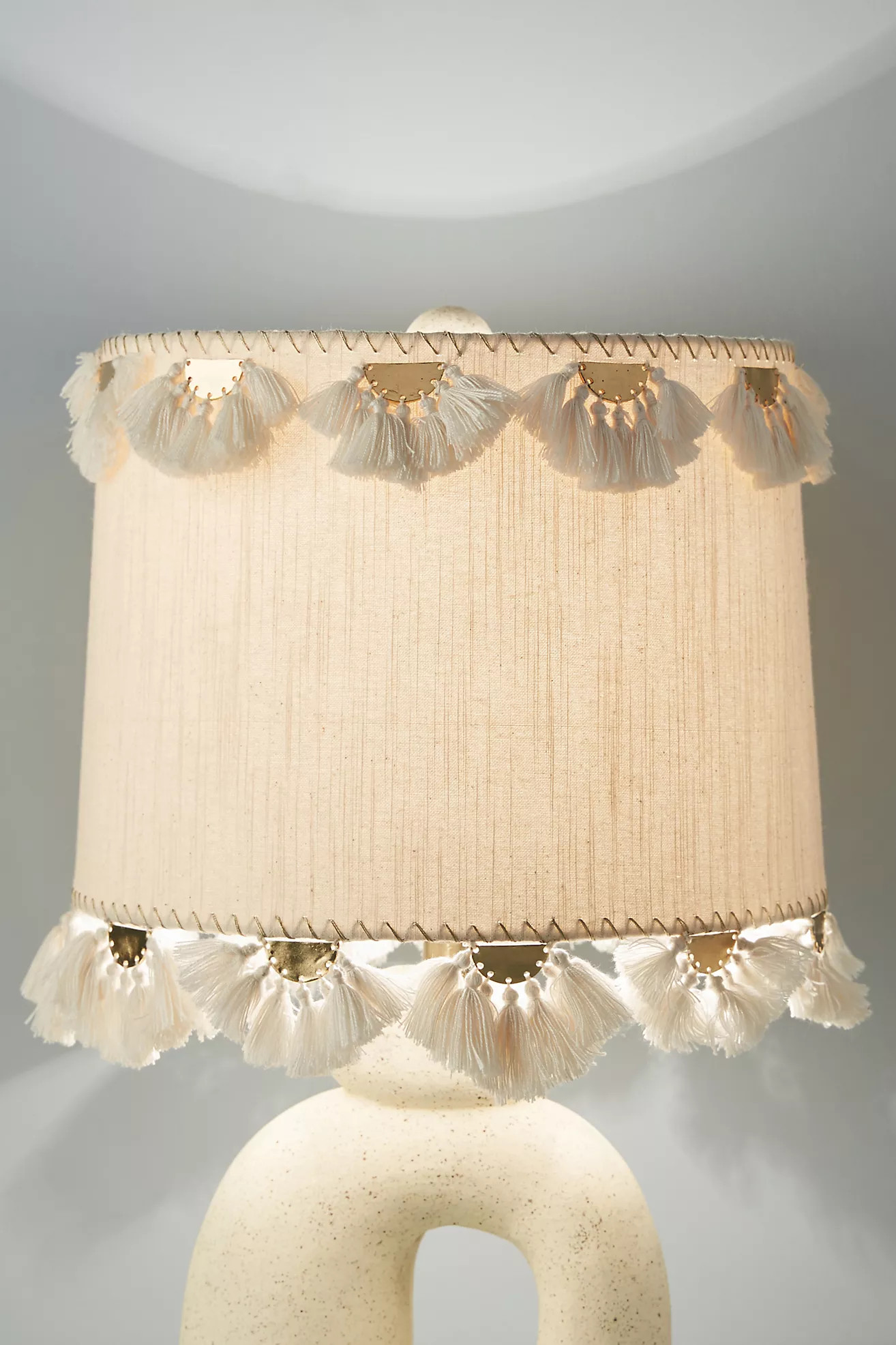 Half Moon Tasseled Lamp Shade | Anthropologie (US)