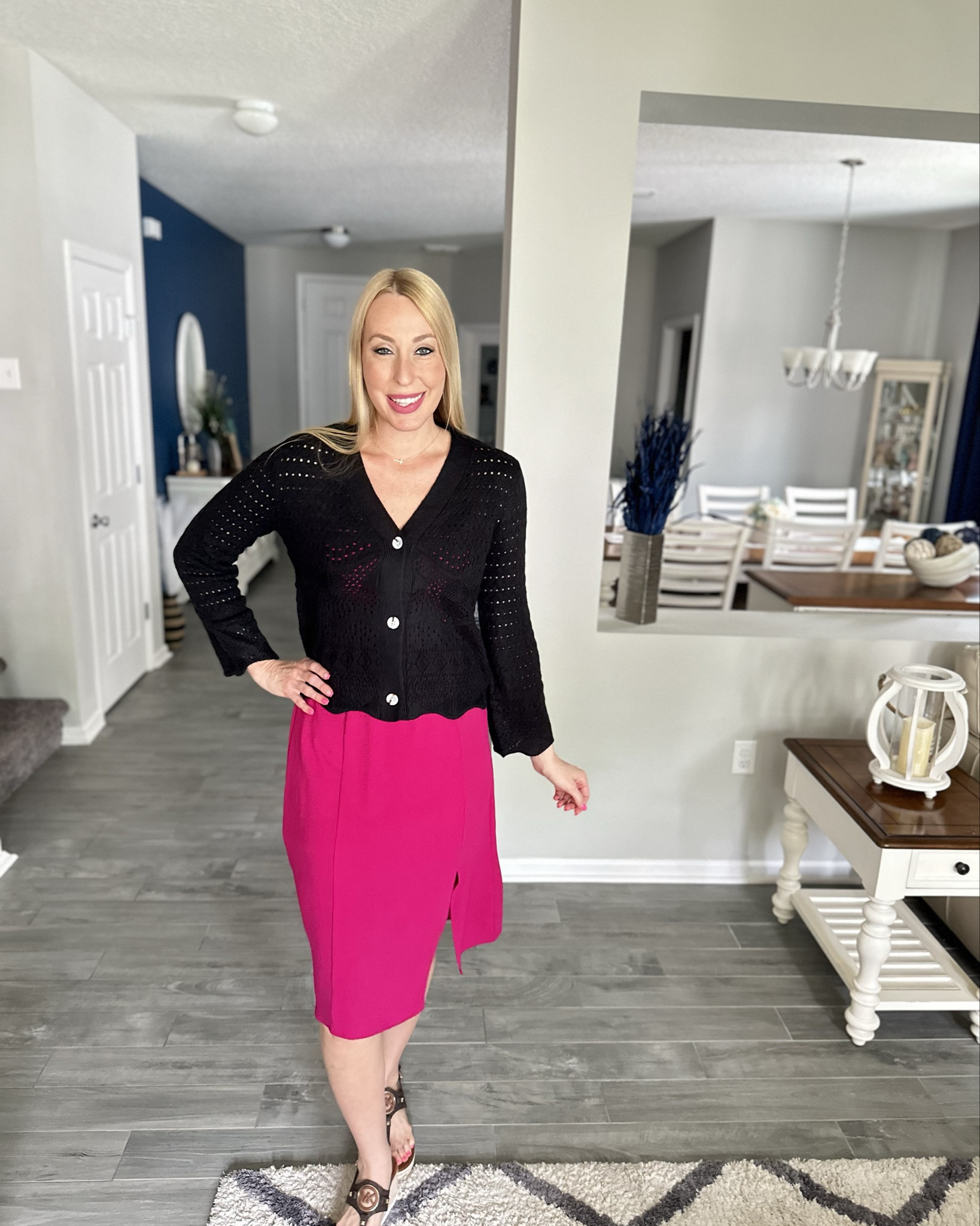  Cropped cardigan 
💓 teacher or office outfit 
💖 cardigan comes in several colors
💞 wearing size small, fits tts, stretchy and loose fit 

#LTKStyleTip #LTKFindsUnder100 #LTKFindsUnder50