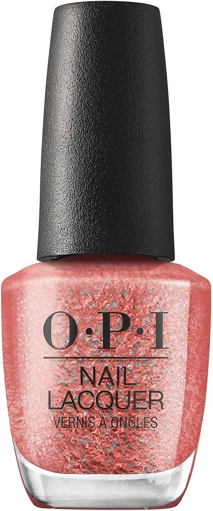 OPI Nail Lacquer, Opaque Shimmer Finish Rose Gold Nail Polish, Up to 7 Days of Wear, Chip Resista... | Amazon (US)
