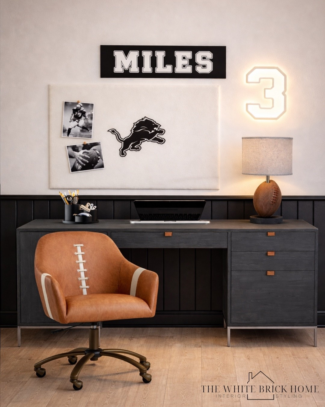 A sporty, elevated workspace that blends rich textures - perfect for a teen who wants his room to feel as cool as it is functional. 
🖤🖤
Boys room, boys bedroom, kids room, kids bedroom, boys room rug, boys room desk, boys room chair, boys room decor, boys room rug, boys room desk chair, teen boy, teen bedroom, boys room bedroom, teen boy bedroom rug, teen boy football wall art, football wall art, football decor, boys room ideas, boys room theme, sports bedroom, sports room design, pottery barn teen, wayfair 


#LTKHome #LTKKids #LTKSeasonal