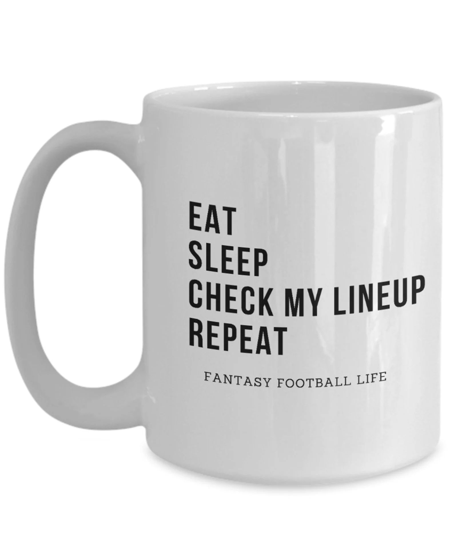 Football Gift Fantasy Football Mug 15oz White Ceramic - Etsy | Etsy (US)