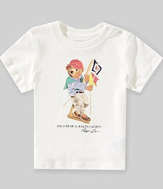 Ralph Lauren Baby Boys Short Sleeve Polo Bear Jersey Tee - 24 Months | Dillard's