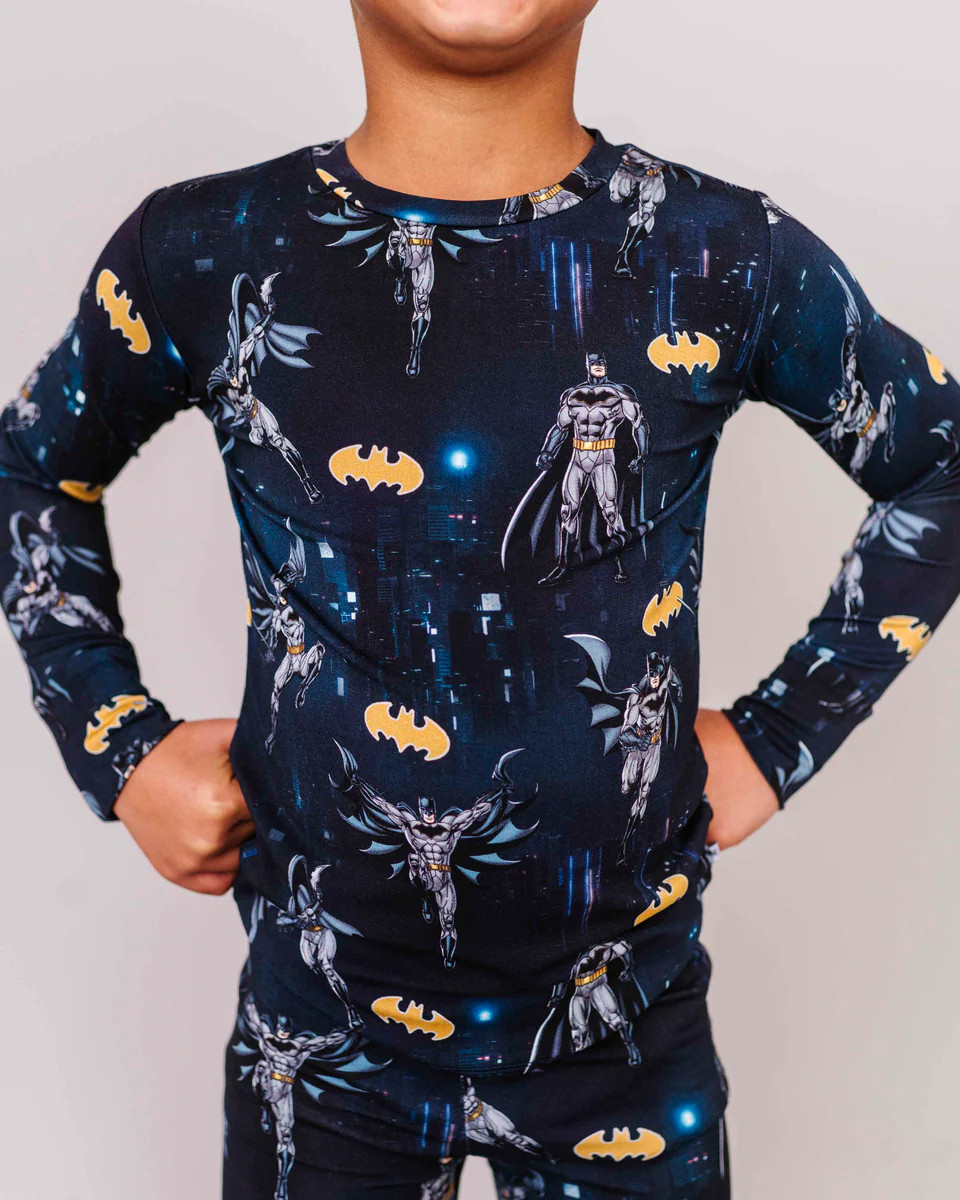 BATMAN™ Caped Crusader Two-Piece Pajama Set | Bums & Roses