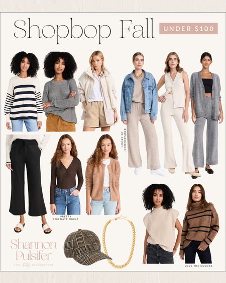 Shopbop fall finds under $100 