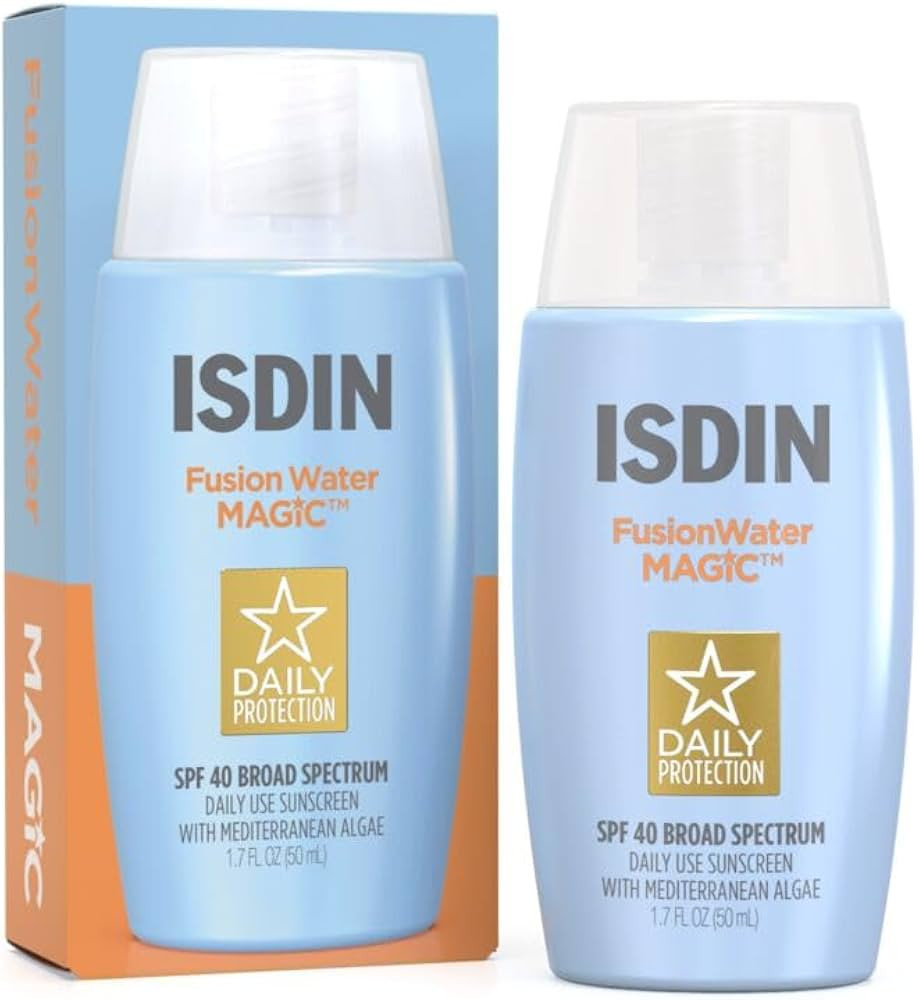 Fusion Water MAGIC, Ultralight Broad Spectrum SPF 40 Sunscreen with Hyaluronic Acid and Vitamin E... | Amazon (US)