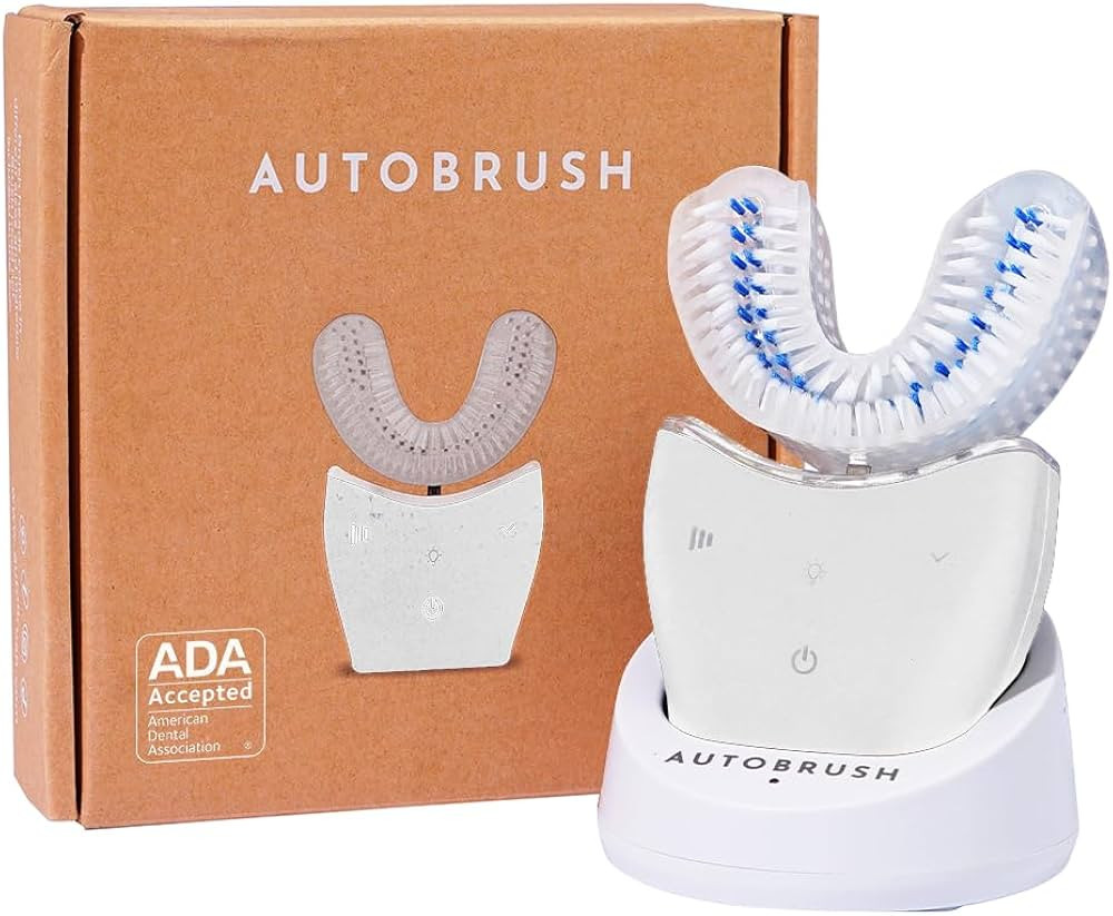 autobrush U Shaped Electric Toothbrush, ADA Accepted, Sonic Pro with Unique 360° Nylon Bristles,... | Amazon (US)