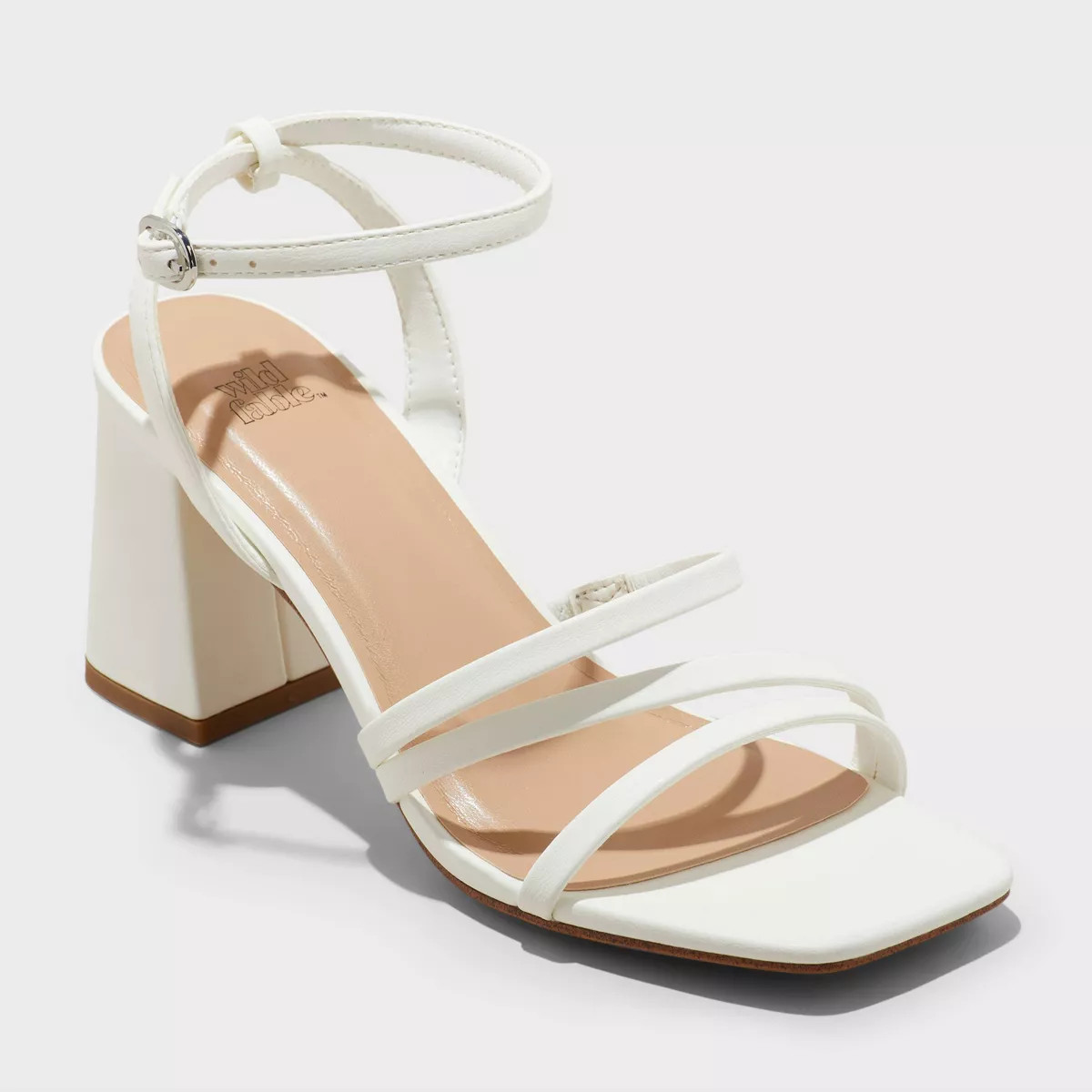 Women's Patricia Strappy Block Heels with Memory Foam Insole - Wild Fable™ | Target