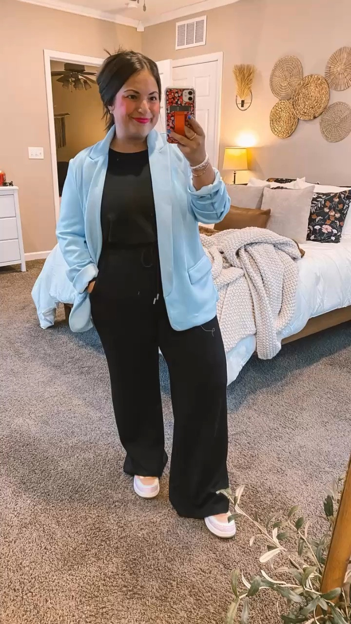 This jumpsuit from Walmart is so versatile and chic! So easy to dress up or down & it's super comfortable!💖 It proves that style doesn’t have to break the bank. 

sneakers: fit true to size // wearing a 3 in kids (linking adult sizes as well)
jumpsuit: fits true to size, a tad long // wearing a large
blazer: fits true to size // wearing a large 

 #LTKWatchNow #LTKStyleTip #LTKWorkwear
