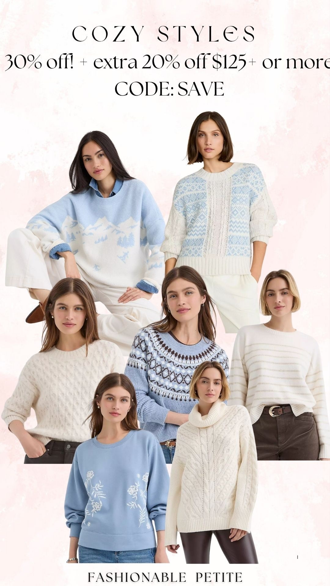 Cozy fall and winter sweaters!


Winter sweater, fair isle, cable knit sweater, women’s sweaters, loft, winter outfit 

#LTKPetite #LTKFindsUnder100 #LTKSaleAlert